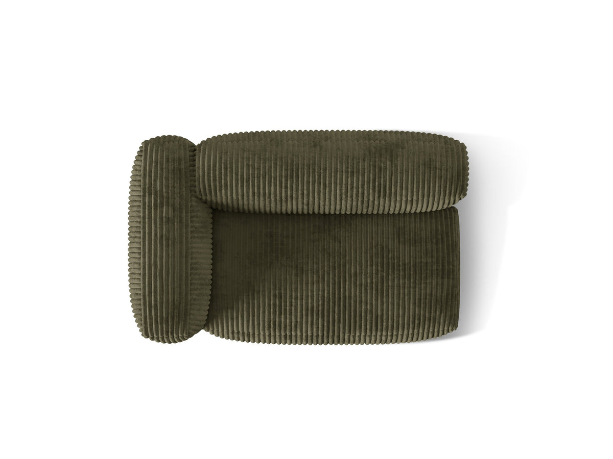 Martina Modul links 1 Sitzer in Moss Green-Tilia präsentiert im Onlineshop von KAQTU Design AG. Modulares Sofa ist von Micadoni