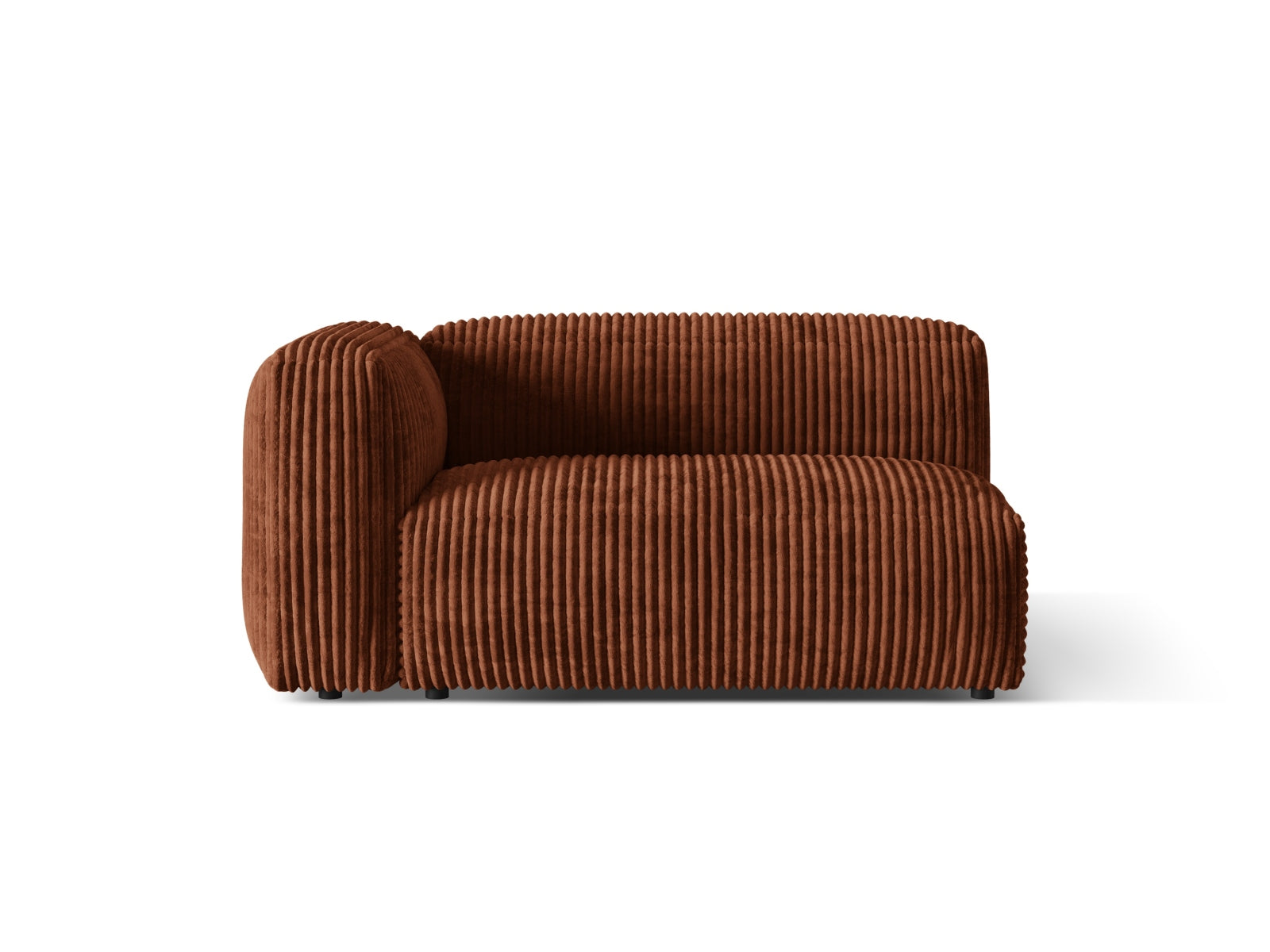 Martina Modul links 1 Sitzer in Brick präsentiert im Onlineshop von KAQTU Design AG. Modulares Sofa ist von Micadoni