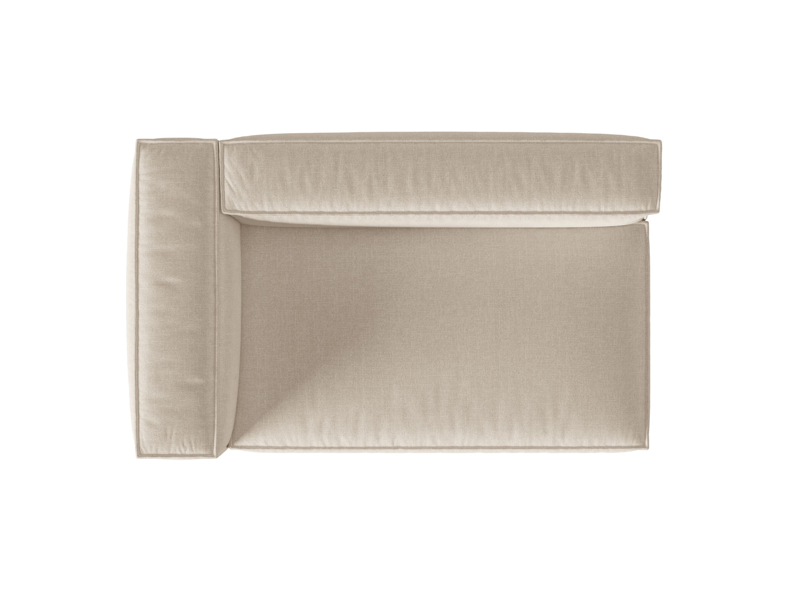 Modulares 3-Sitzer Sofa Nuria von Micadoni, linksseitig, bietet eine harmonische Kombination aus Funktionalität und zeitgemäßem Stil für Ihr Zuhause.