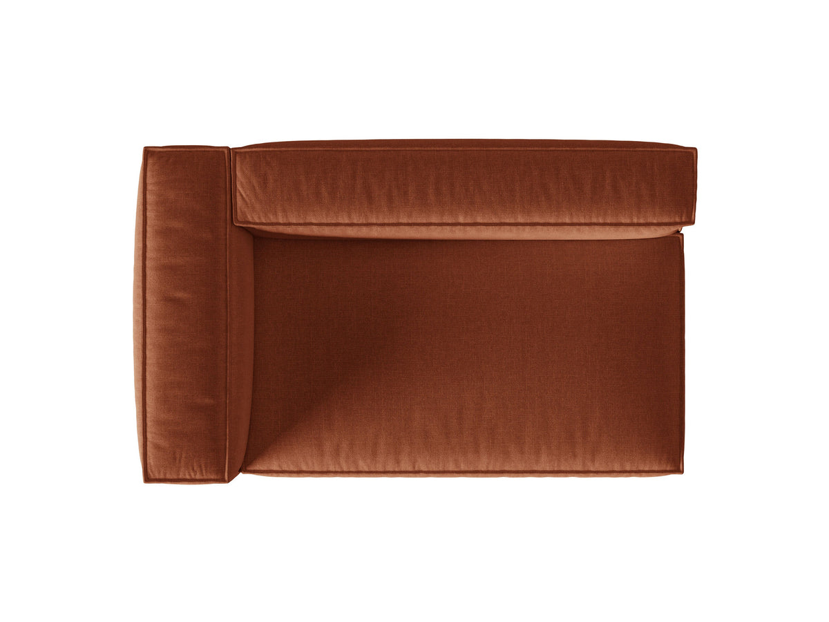 3-Sitzer Modulares Sofa links Nuria in Brick-Liberty präsentiert im Onlineshop von KAQTU Design AG. Modulares Sofa ist von Micadoni