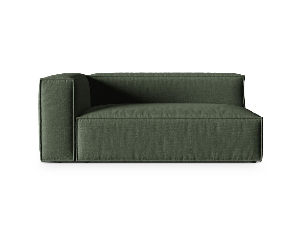 3-Sitzer Modulares Sofa links Nuria in Moss Green-Liberty präsentiert im Onlineshop von KAQTU Design AG. Modulares Sofa ist von Micadoni
