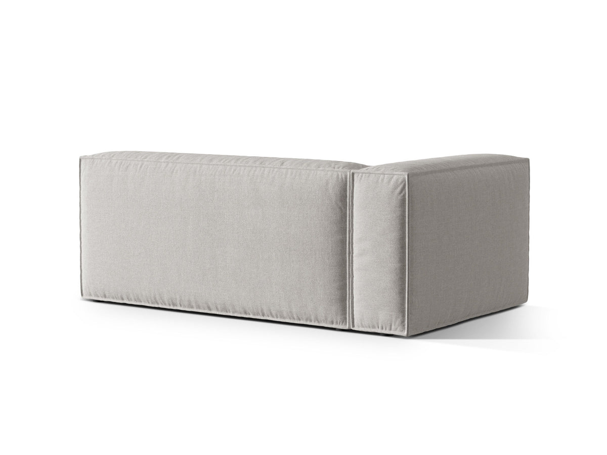 3-Sitzer Modulares Sofa links Nuria in Light Grey-Liberty präsentiert im Onlineshop von KAQTU Design AG. Modulares Sofa ist von Micadoni