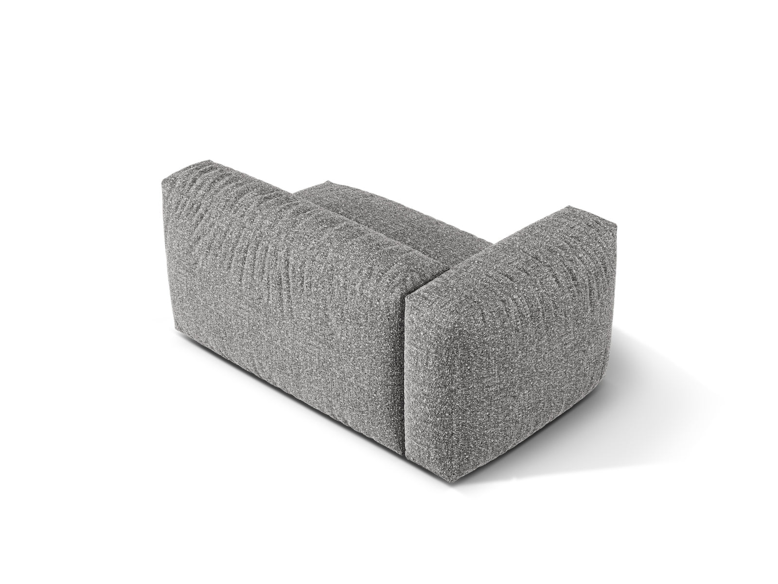 Elegantes Doppelsitz-Sofa Martina in Graphit, ideal für moderne Wohnräume und flexible Einrichtungslösungen.