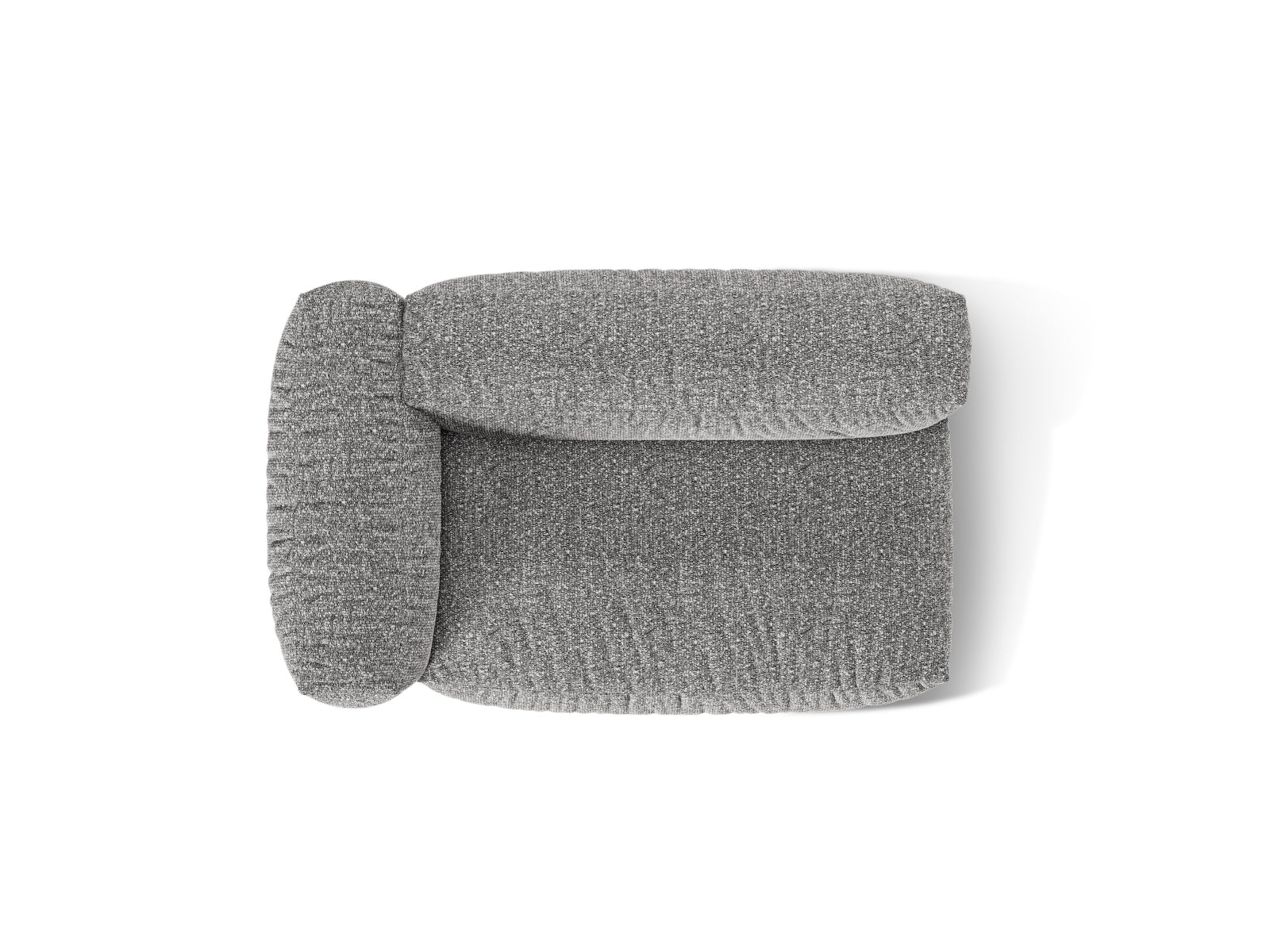 Stylisches Doppelsitz-Sofa Martina in Graphit, perfekt für zeitgemäße Wohnkonzepte und vielseitige Raumgestaltungen.