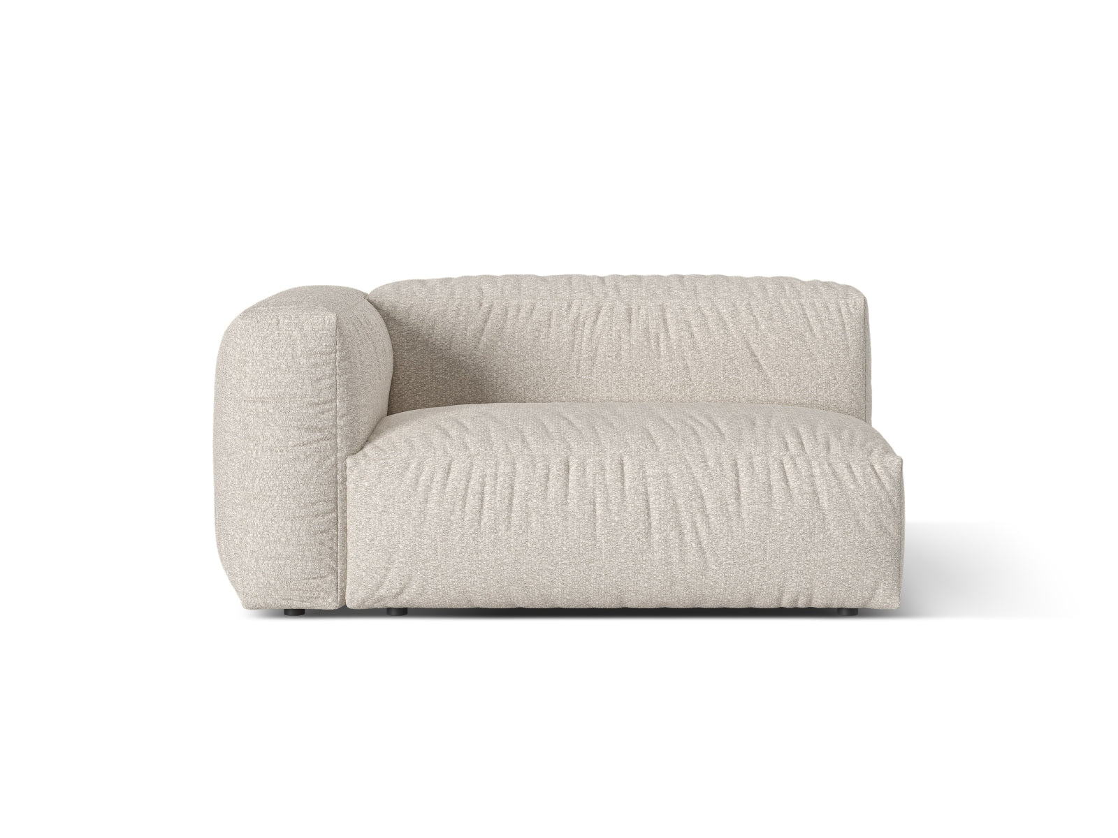 Doppelsitz-Sofa links Martina in Beige-Monet präsentiert im Onlineshop von KAQTU Design AG. Modulares Sofa ist von Micadoni