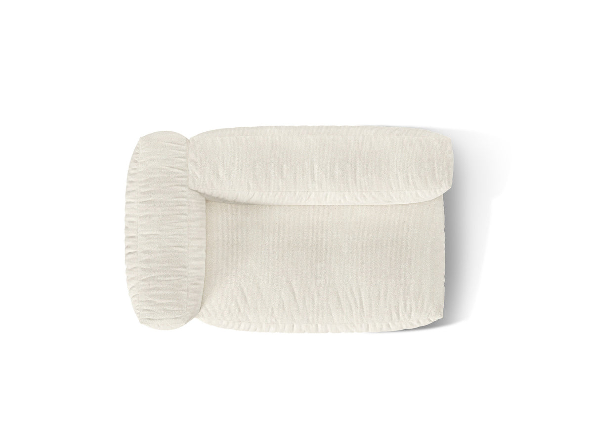 Doppelsitz-Sofa links Martina in Ivory-Monet präsentiert im Onlineshop von KAQTU Design AG. Modulares Sofa ist von Micadoni