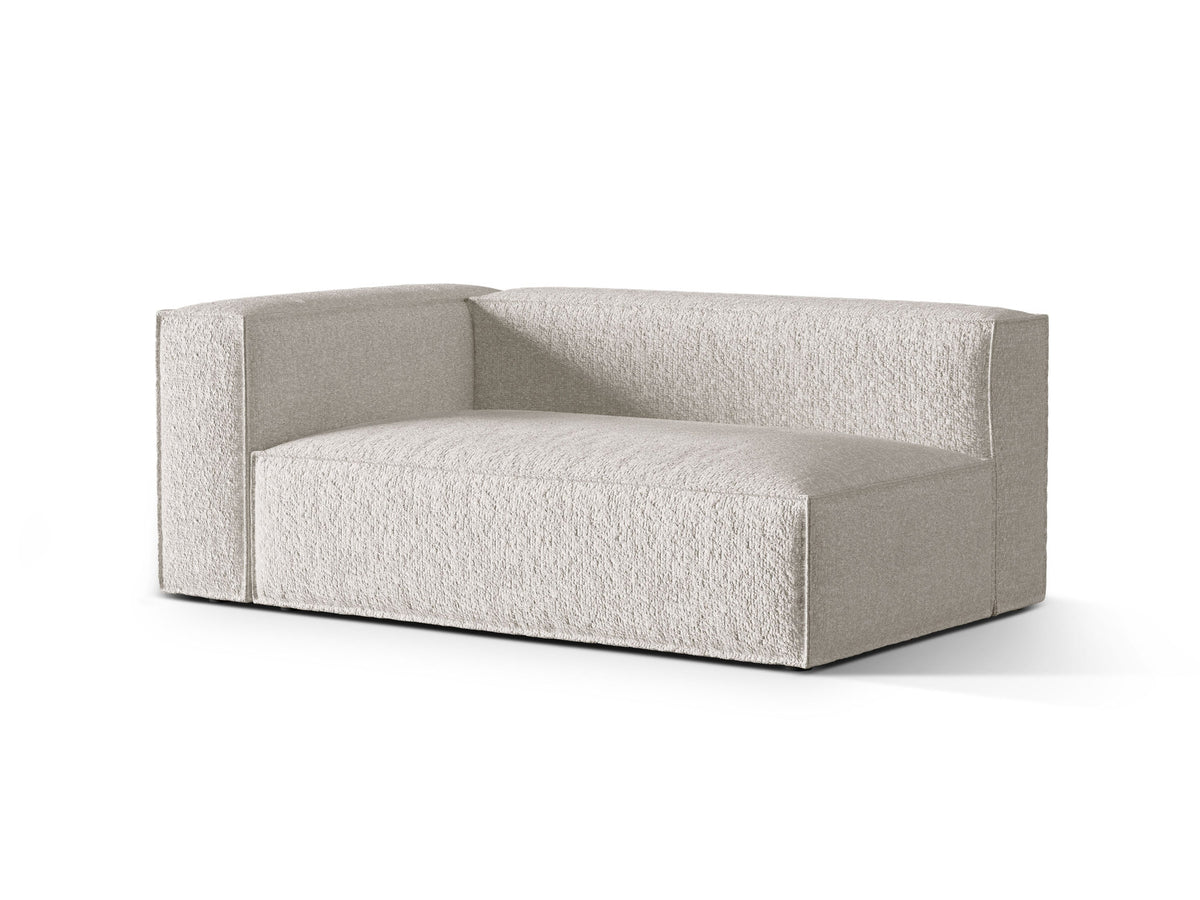 Nuria Boucle Modular Sofa links 3 Sitzer in Grey Beige Melange-Monet präsentiert im Onlineshop von KAQTU Design AG. Modulares Sofa ist von Micadoni
