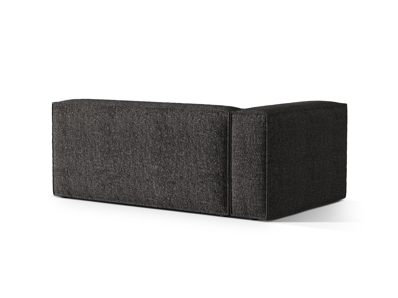 Stylisches Nuria Boucle Modular Sofa in Anthrazit, linksseitig, 3-Sitzer, perfekt für moderne Wohnkonzepte und gemütliche Atmosphäre.