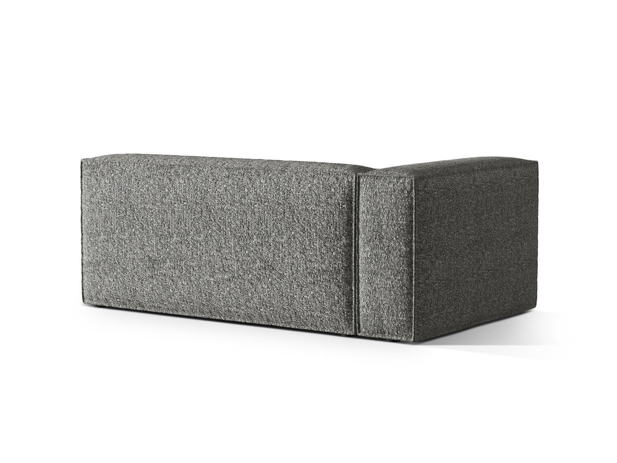 Nuria Boucle Modular Sofa links 3 Sitzer in Graphite-Monet präsentiert im Onlineshop von KAQTU Design AG. Modulares Sofa ist von Micadoni