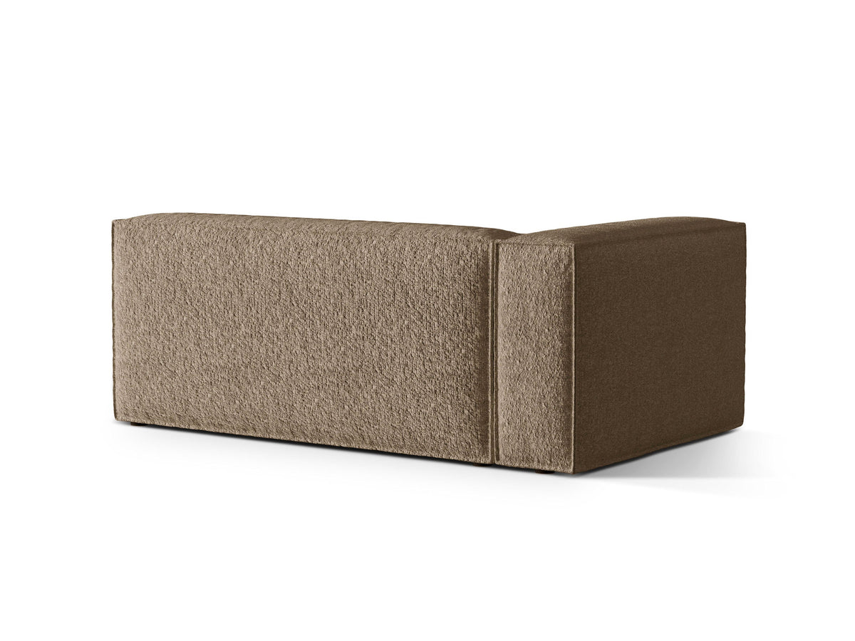 Nuria Boucle Modular Sofa links 3 Sitzer in Cappuccino-Monet präsentiert im Onlineshop von KAQTU Design AG. Modulares Sofa ist von Micadoni