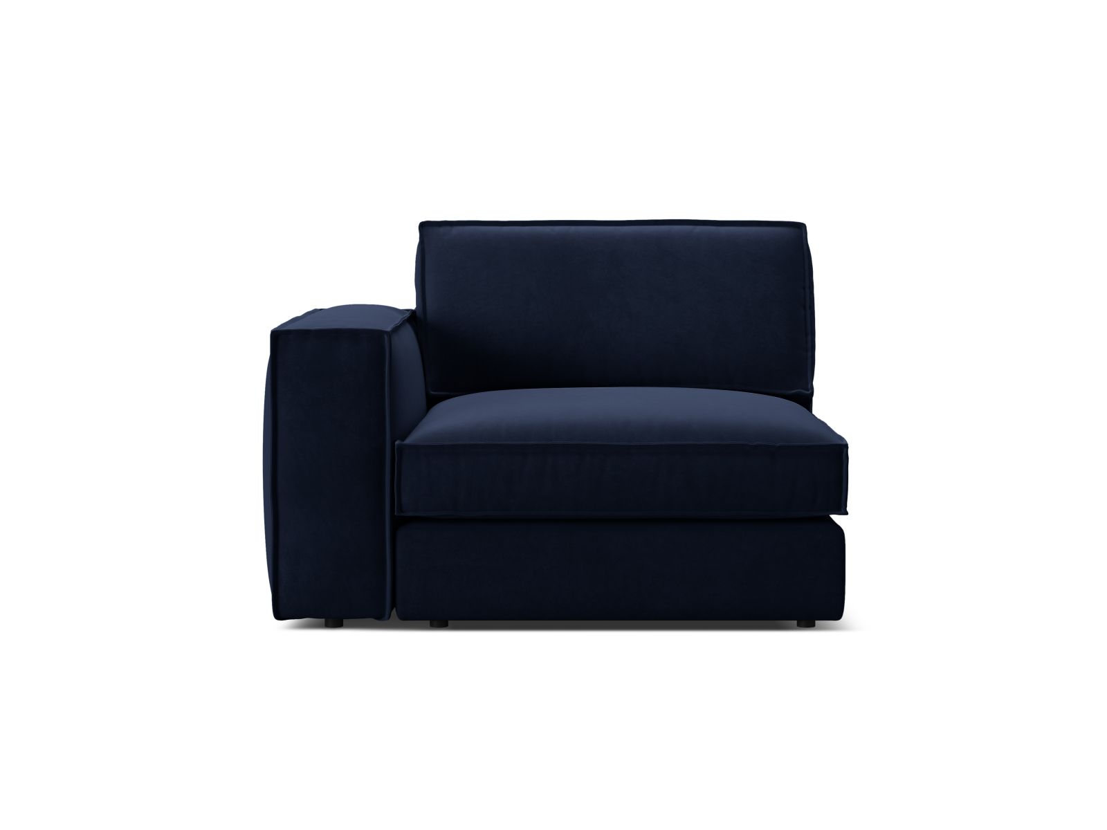 1-Sitzer Modul links Pola in Royal Blue-Salvador präsentiert im Onlineshop von KAQTU Design AG. Modulares Sofa ist von Micadoni