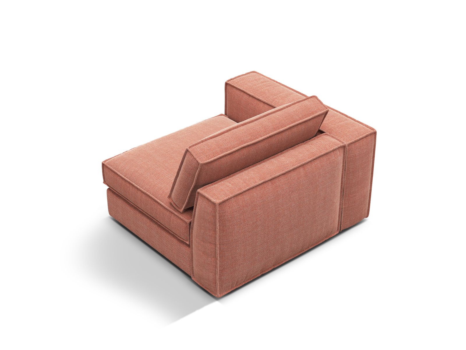 Elegantes 1-Sitzer Modul Pola von Micadoni, ideal für individuelle Sofa-Arrangements in modernen Wohnräumen.