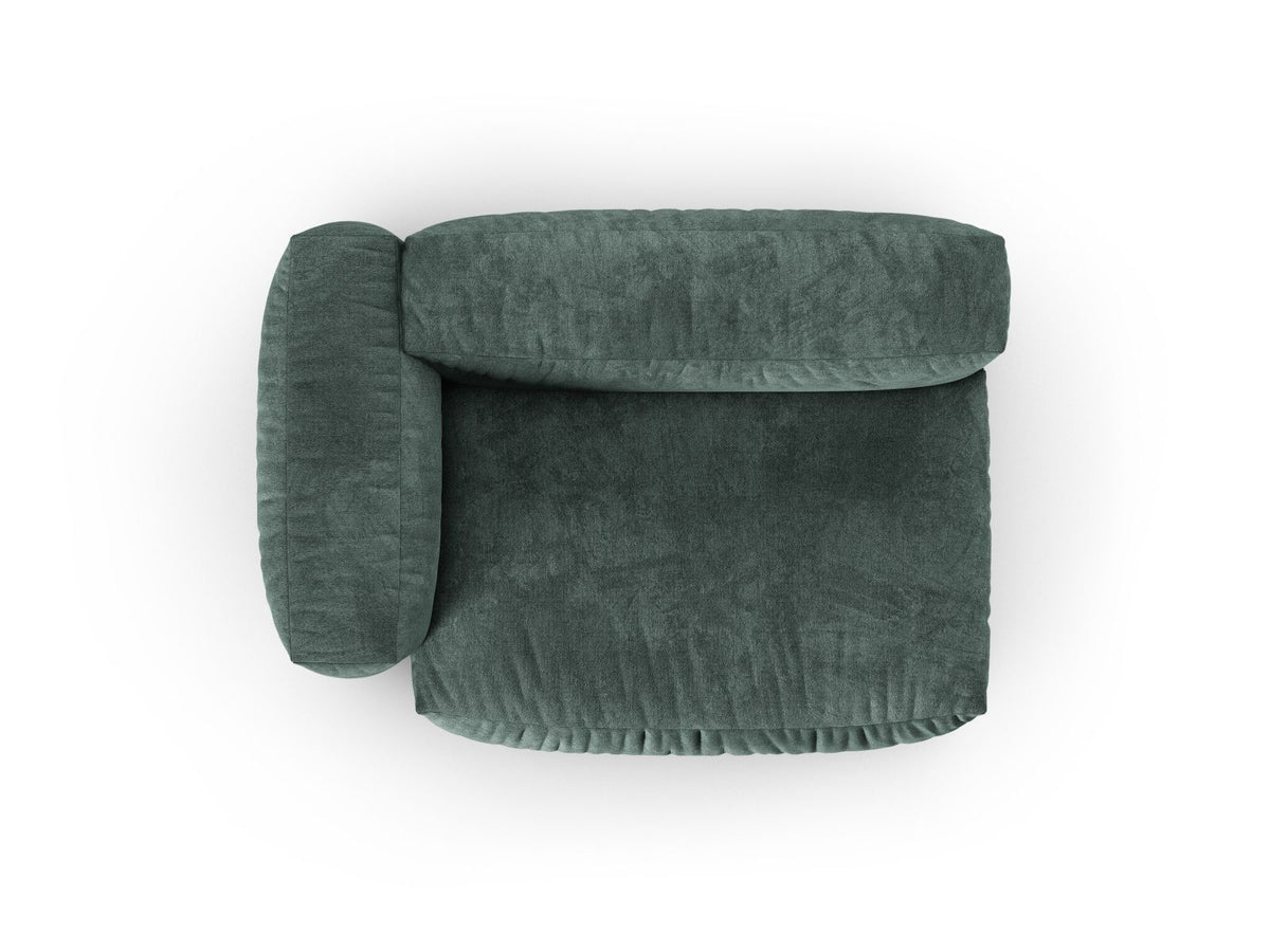 Doppelsitz-Sofa links XL Martina in Petrol-Vogue präsentiert im Onlineshop von KAQTU Design AG. Modulares Sofa ist von Micadoni