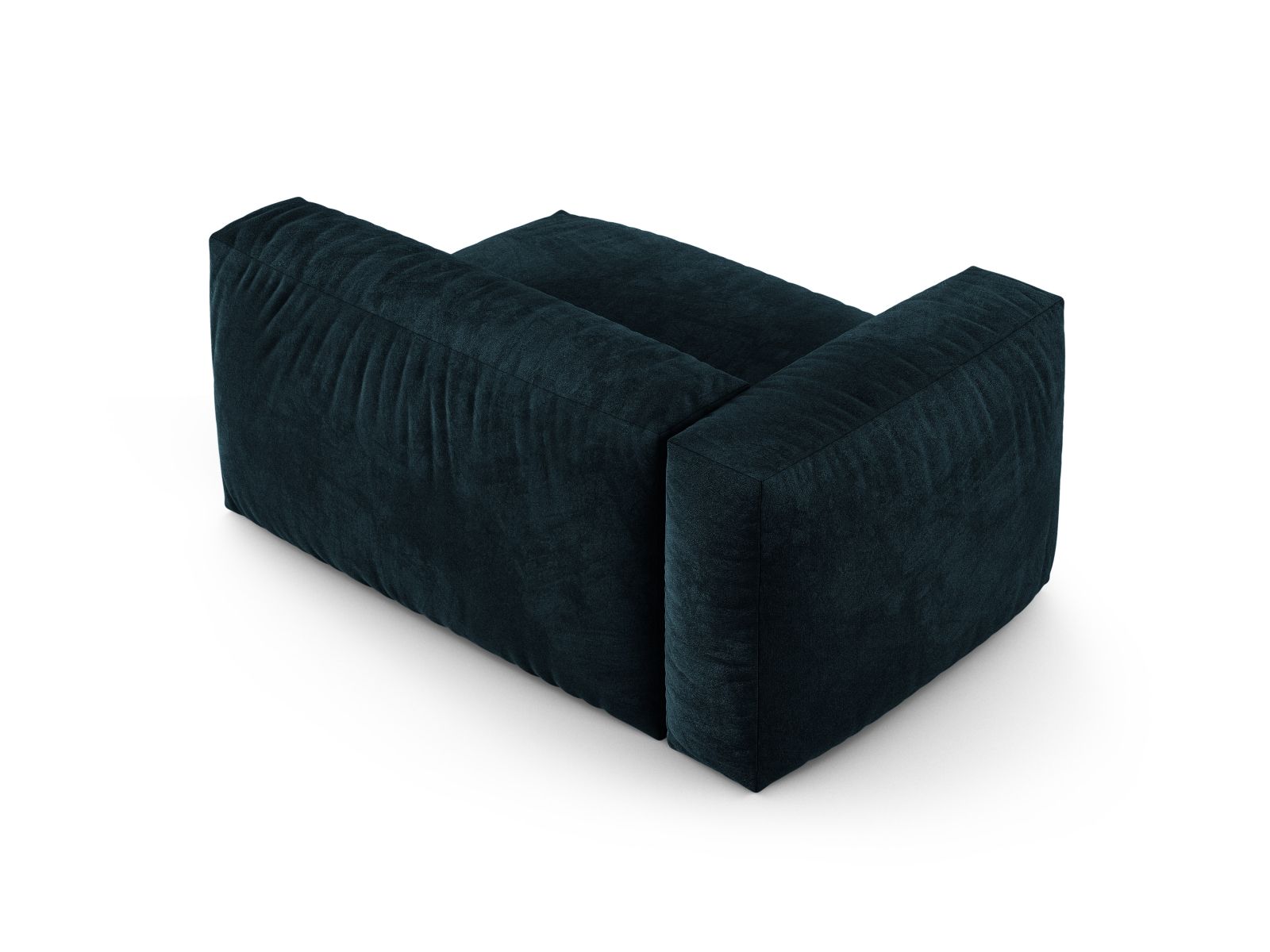 Elegantes XL Doppelsitz-Sofa links Martina in trendigem Petrol, ideal für stilvolle Wohnräume. Hochwertige Materialien und modernes Design von Micadoni.