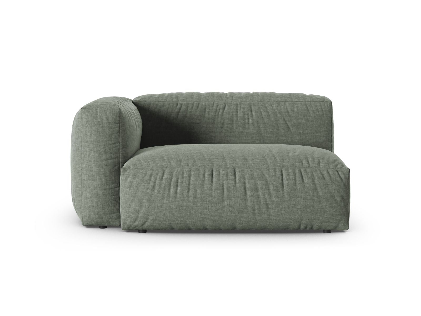 Doppelsitz-Sofa links XL Martina in Moss Green-Boston präsentiert im Onlineshop von KAQTU Design AG. Modulares Sofa ist von Micadoni