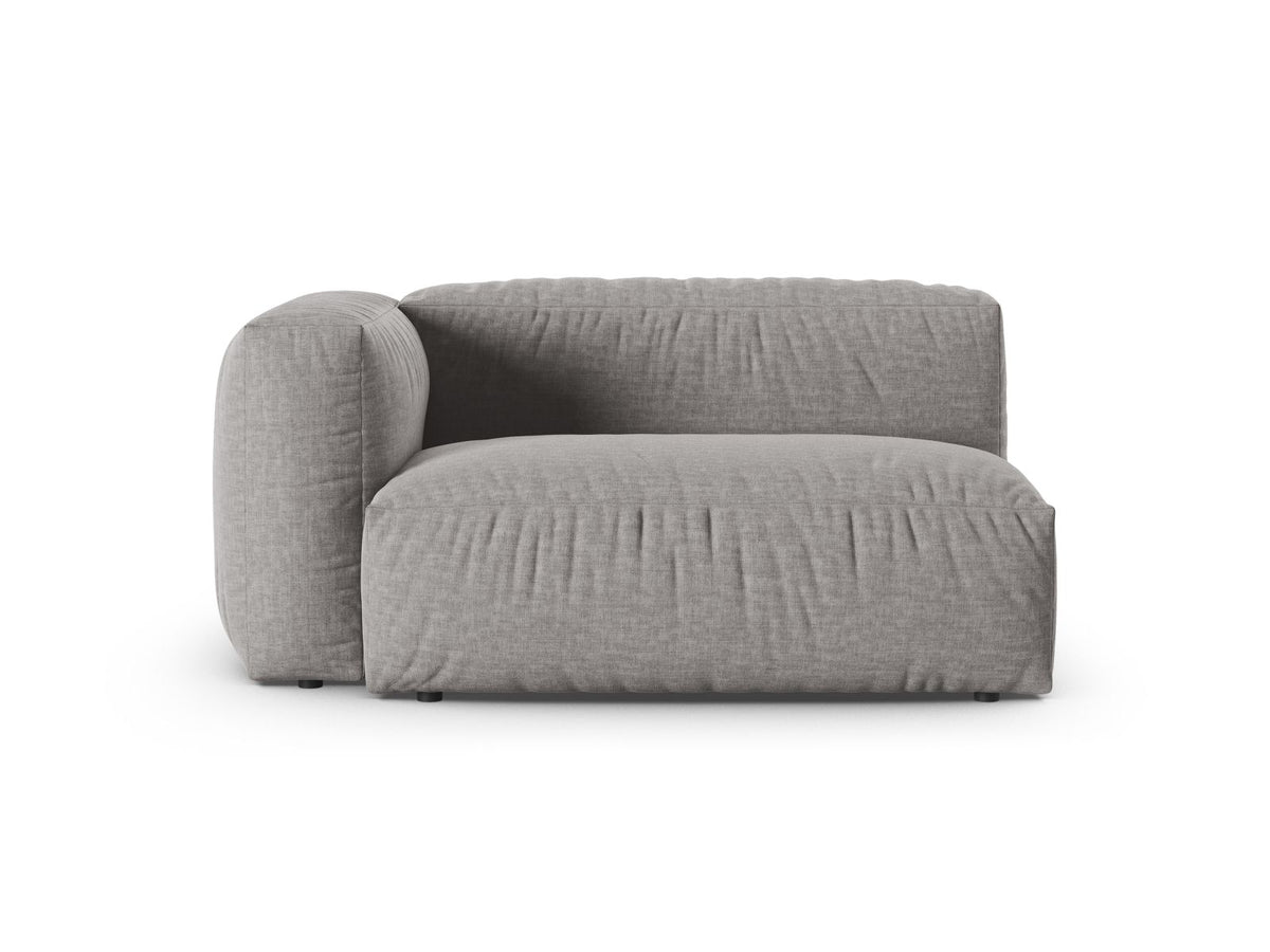 Doppelsitz-Sofa links XL Martina in Light Grey-Boston präsentiert im Onlineshop von KAQTU Design AG. Modulares Sofa ist von Micadoni