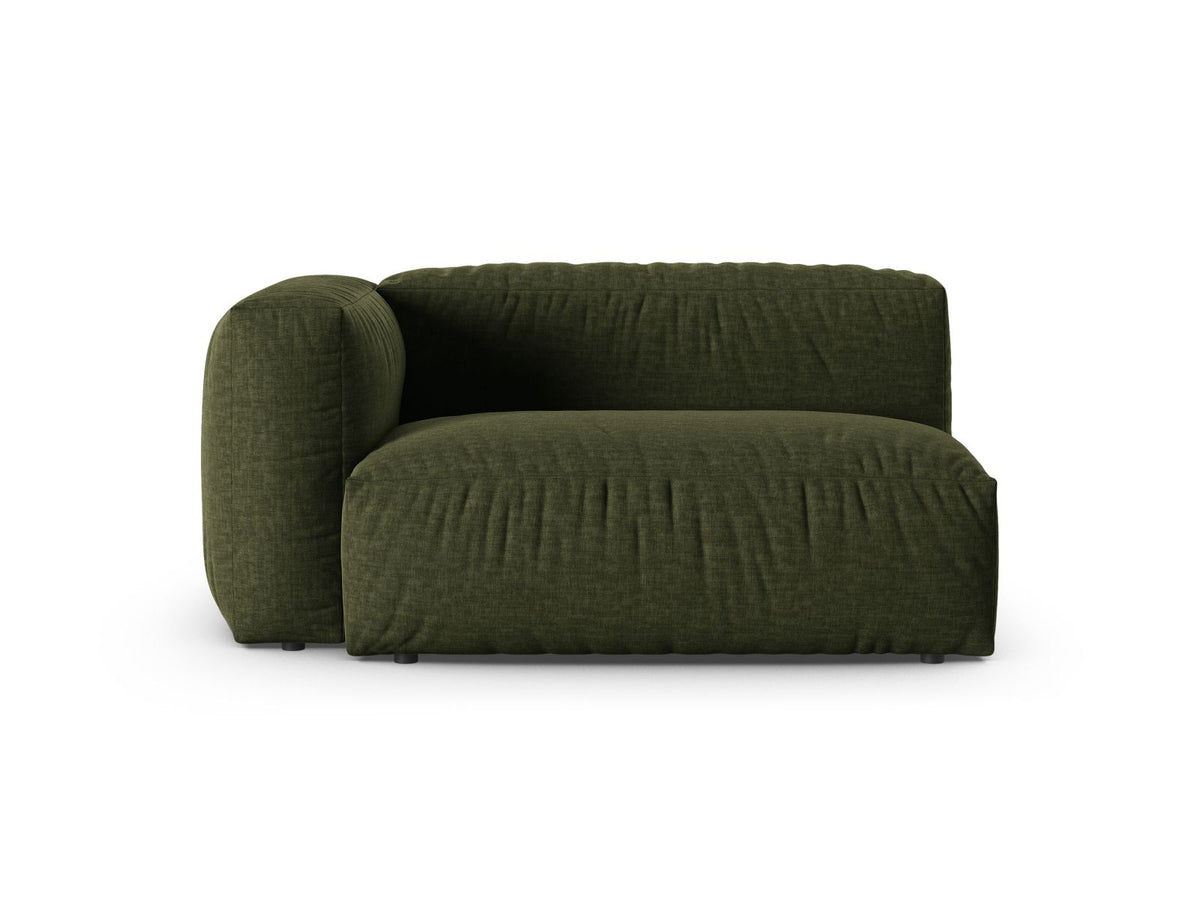 Doppelsitz-Sofa links XL Martina in Green-Boston präsentiert im Onlineshop von KAQTU Design AG. Modulares Sofa ist von Micadoni
