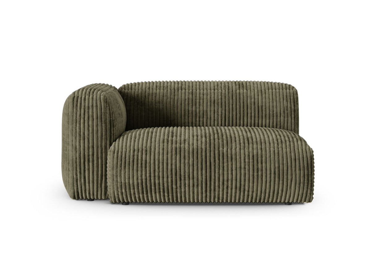 Doppelsitz-Sofa links XL Martina in Moss Green-Tilia präsentiert im Onlineshop von KAQTU Design AG. Modulares Sofa ist von Micadoni