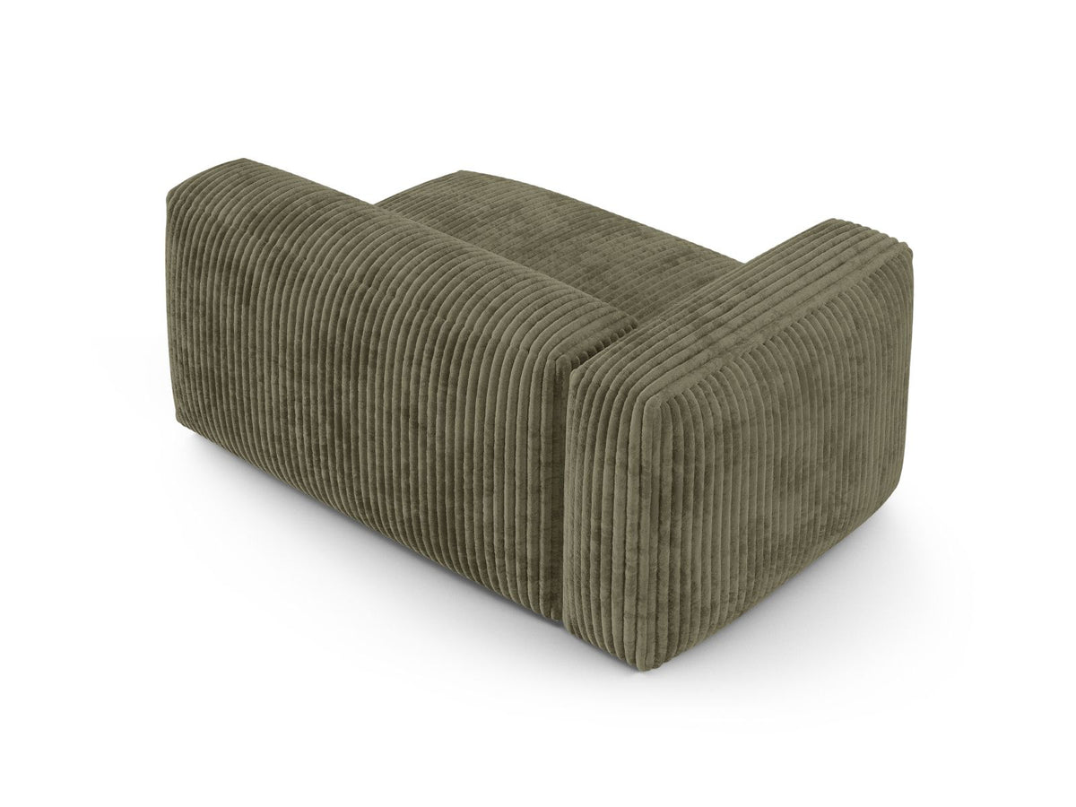 Doppelsitz-Sofa links XL Martina in Moss Green-Tilia präsentiert im Onlineshop von KAQTU Design AG. Modulares Sofa ist von Micadoni