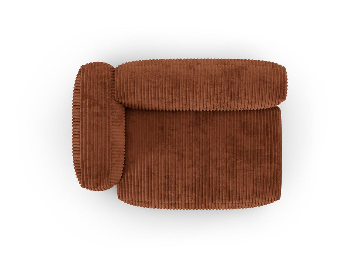 Doppelsitz-Sofa links XL Martina in Brick-Tilia präsentiert im Onlineshop von KAQTU Design AG. Modulares Sofa ist von Micadoni