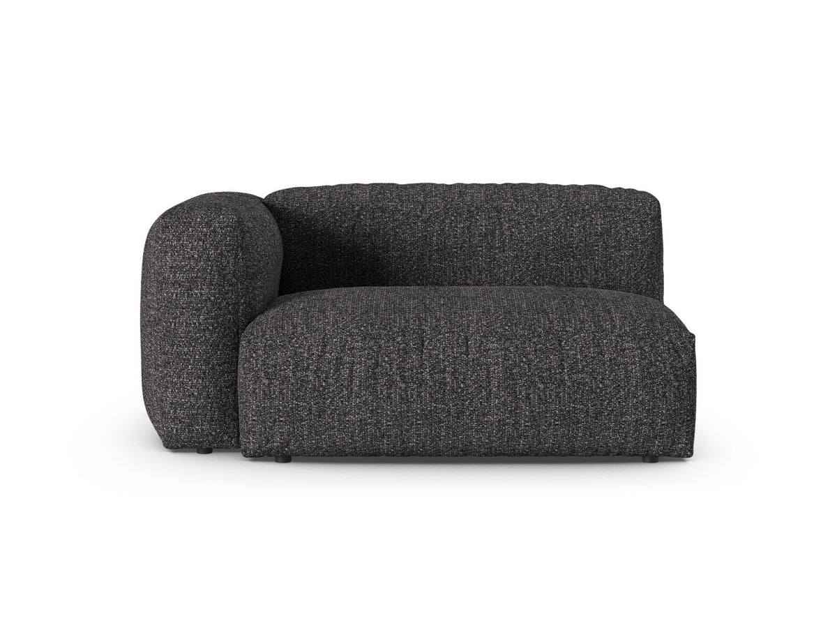 Doppelsitz-Sofa links XL Martina in Anthracite-Monet präsentiert im Onlineshop von KAQTU Design AG. Modulares Sofa ist von Micadoni