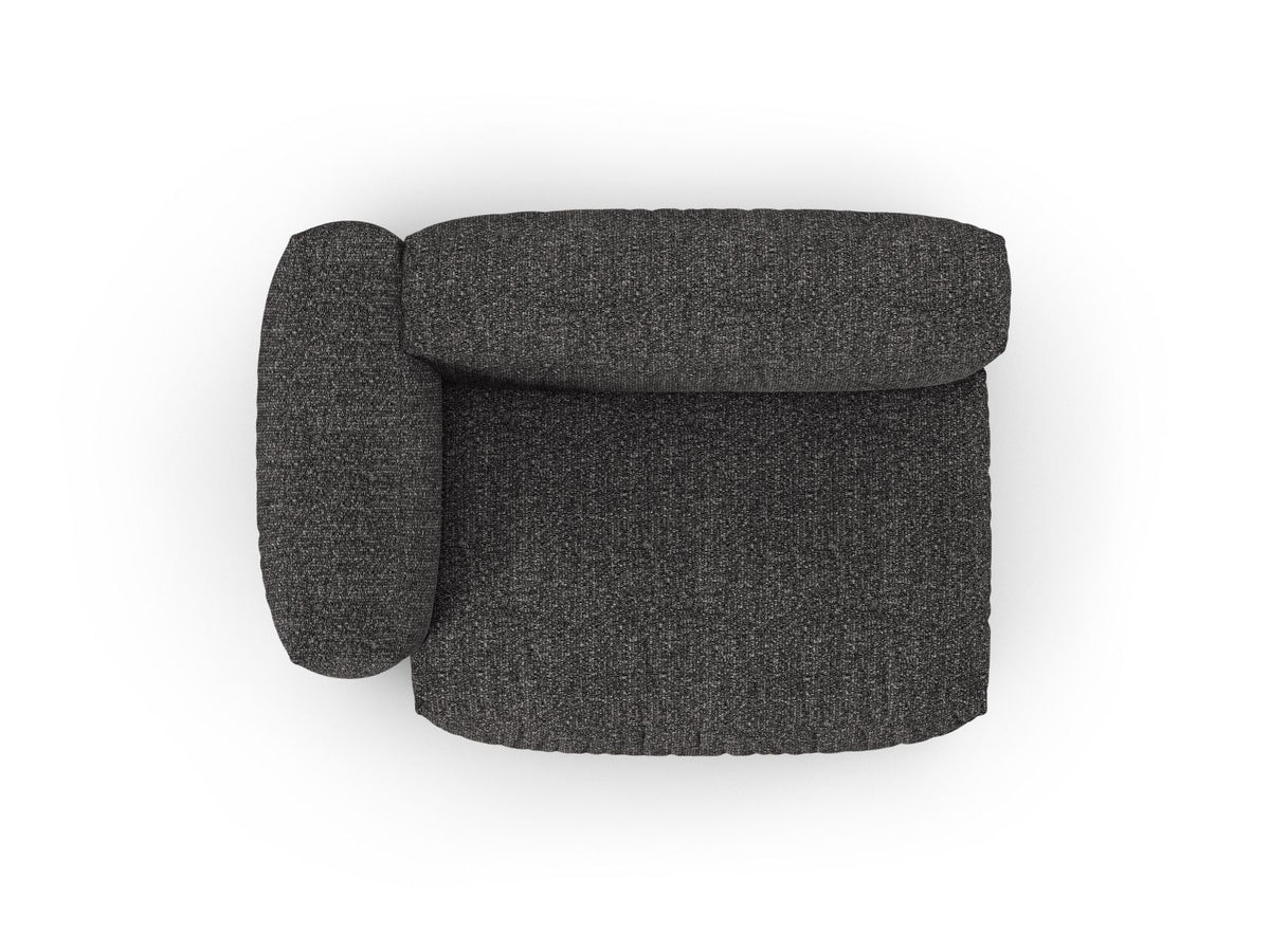 Doppelsitz-Sofa links XL Martina in Anthracite-Monet präsentiert im Onlineshop von KAQTU Design AG. Modulares Sofa ist von Micadoni