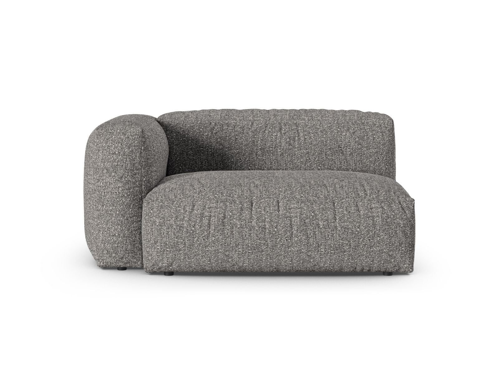 Doppelsitz-Sofa links XL Martina in Graphite-Monet präsentiert im Onlineshop von KAQTU Design AG. Modulares Sofa ist von Micadoni