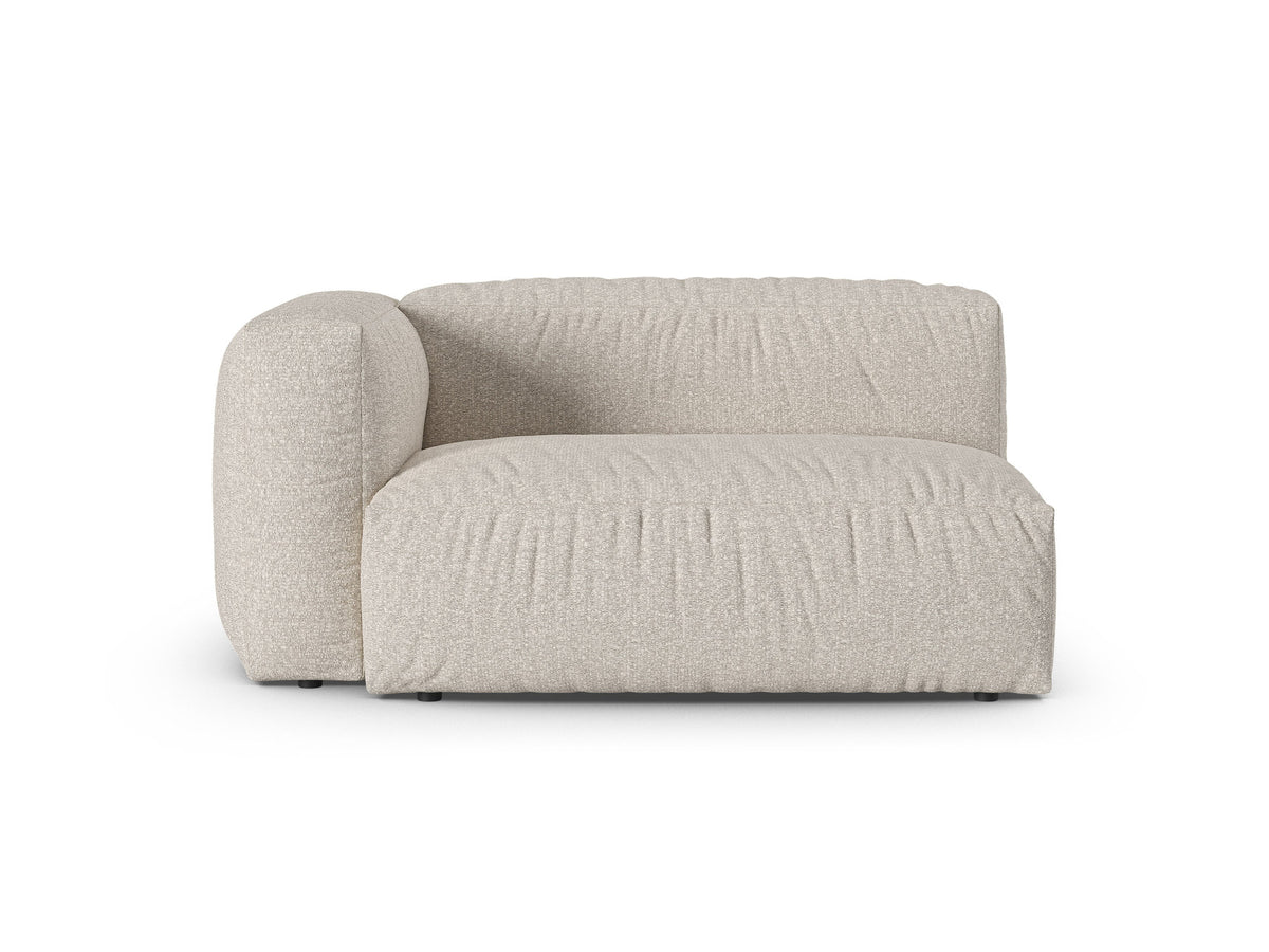 Doppelsitz-Sofa links XL Martina in Beige-Monet präsentiert im Onlineshop von KAQTU Design AG. Modulares Sofa ist von Micadoni