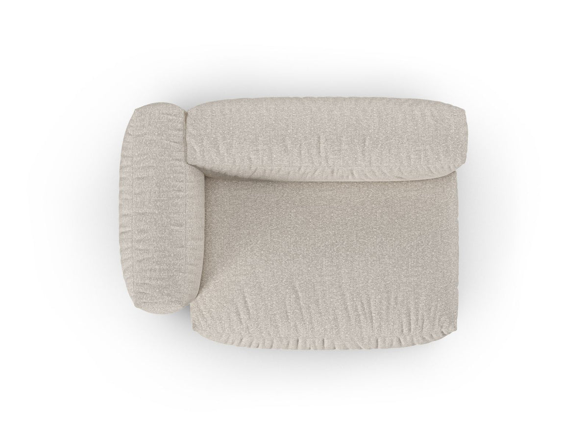 Doppelsitz-Sofa links XL Martina in Beige-Monet präsentiert im Onlineshop von KAQTU Design AG. Modulares Sofa ist von Micadoni