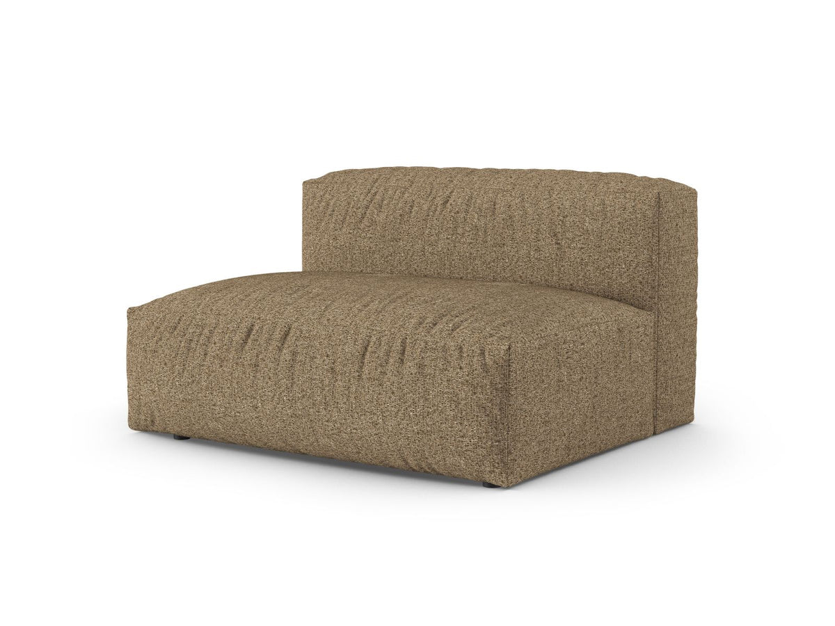 Doppelsitz-Sofa links XL Martina in Cappuccino-Monet präsentiert im Onlineshop von KAQTU Design AG. Modulares Sofa ist von Micadoni