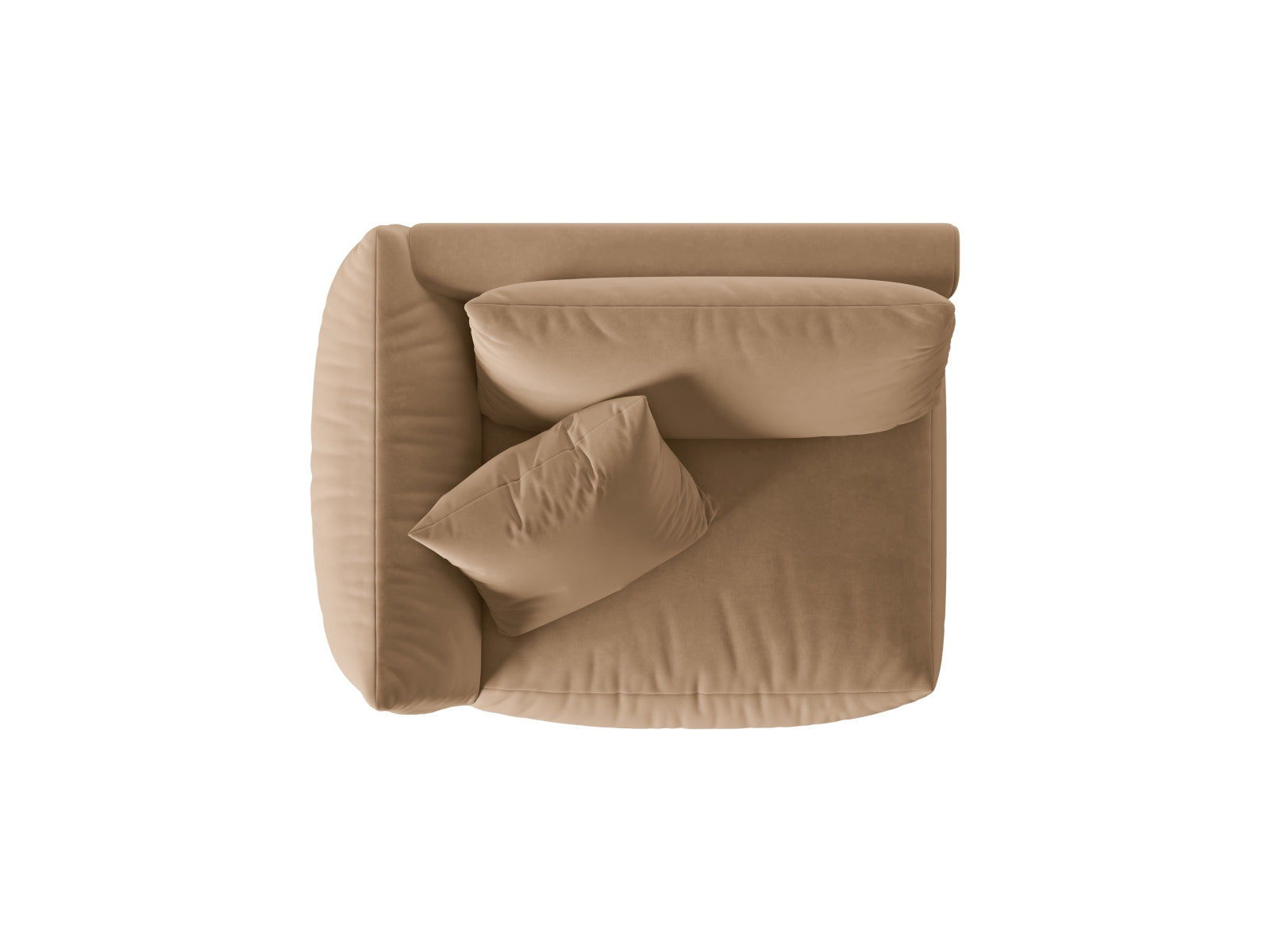 Erleben Sie den Chris Velour Modul links 1 Sitzer von Micadoni – stilvolles Design trifft auf höchsten Sitzkomfort. Ideal für Ihr modernes Zuhause!