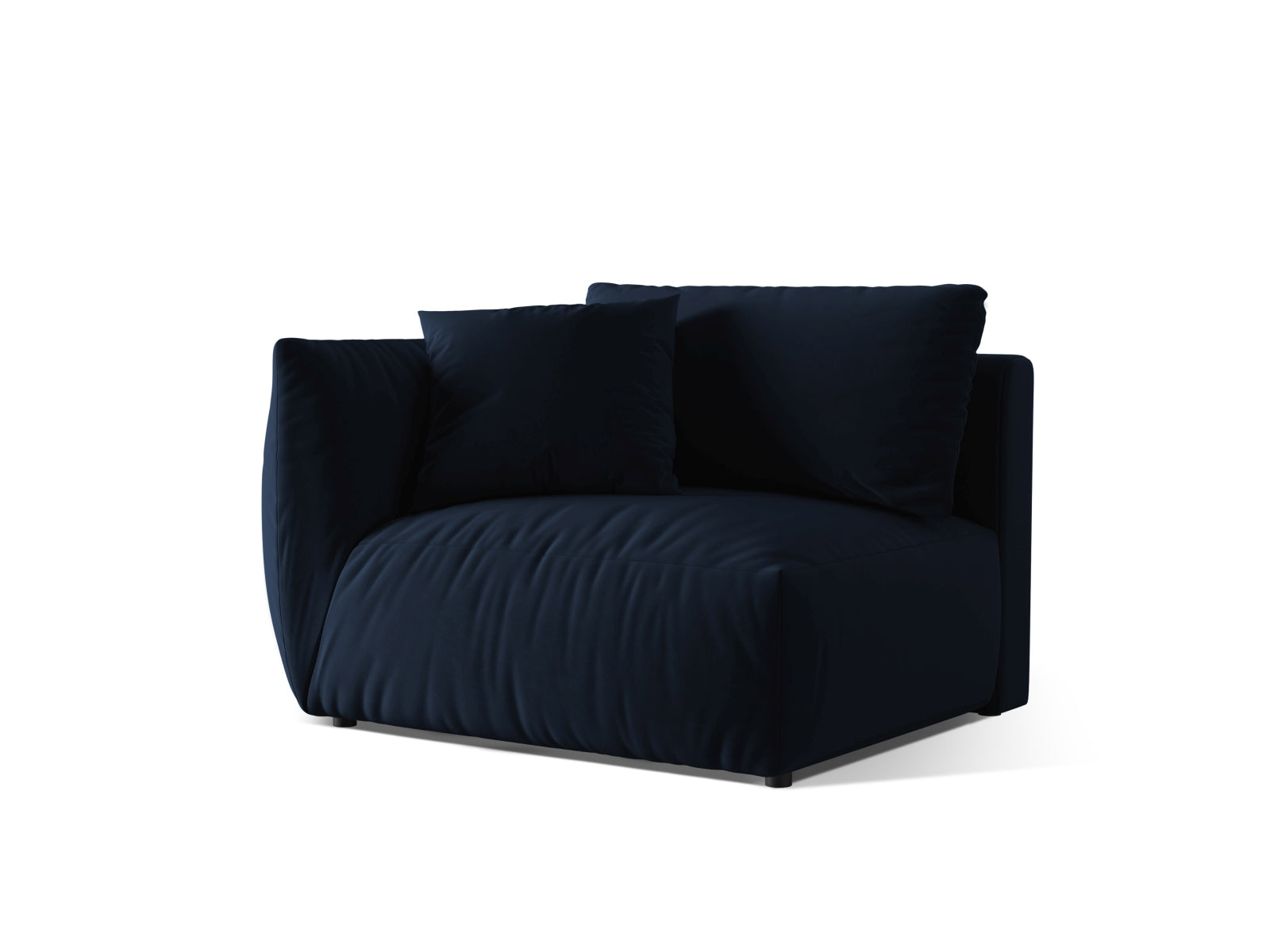 Entdecken Sie den Chris Velour Modul links 1 Sitzer von Micadoni – elegantes Design und exzellente Bequemlichkeit für Ihr stilvolles Zuhause!