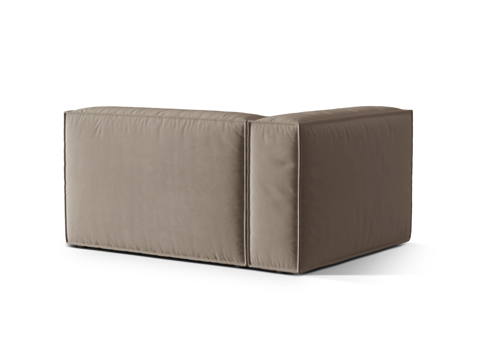 Entdecken Sie das elegante Nuria Velour 2-Sitzer Sofa von Micadoni – ein modulares Möbelstück, das Stil und Gemütlichkeit vereint.
