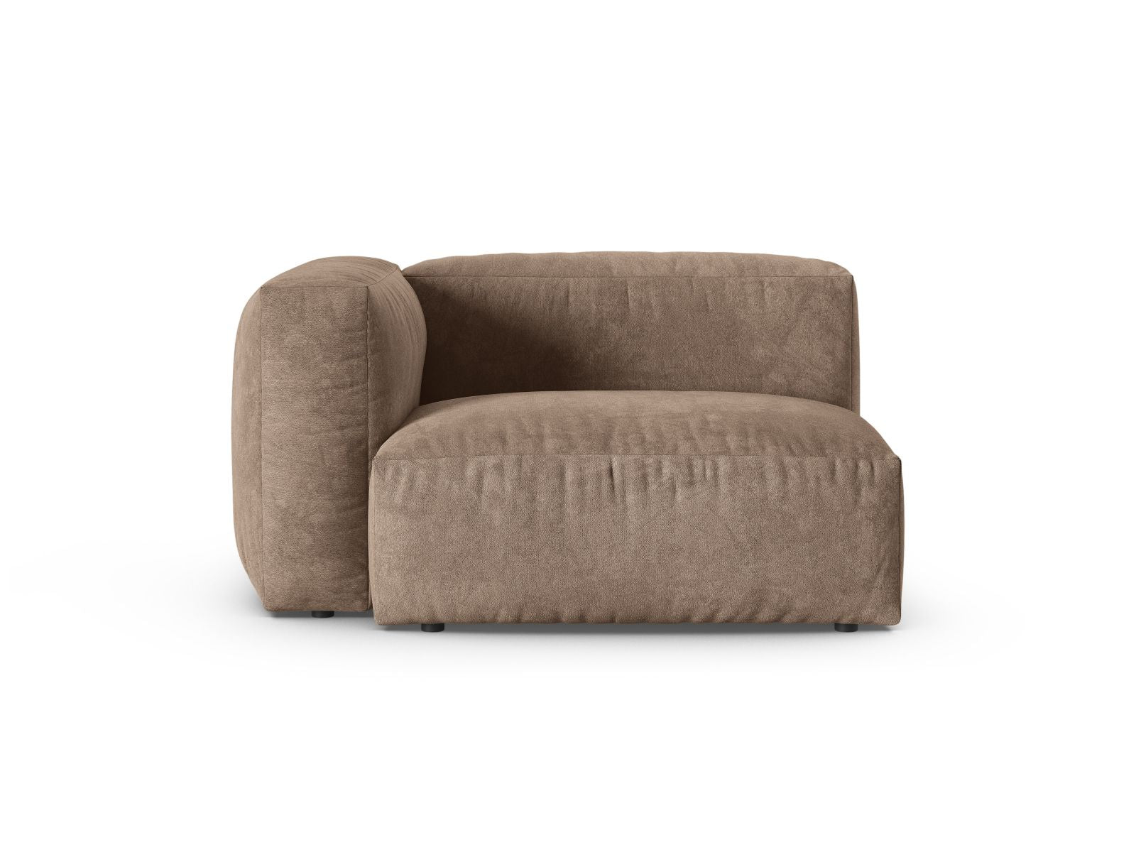 1-Sitzer Sofa Martina Wide XL links in Dark Beige-Vogue präsentiert im Onlineshop von KAQTU Design AG. Modulares Sofa ist von Micadoni