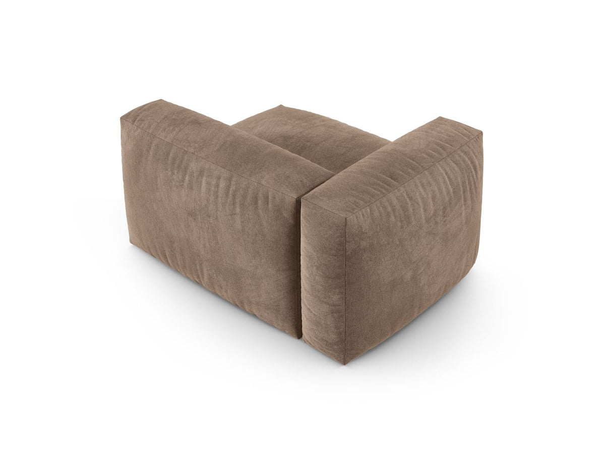 1-Sitzer Sofa Martina Wide XL links in Dark Beige-Vogue präsentiert im Onlineshop von KAQTU Design AG. Modulares Sofa ist von Micadoni
