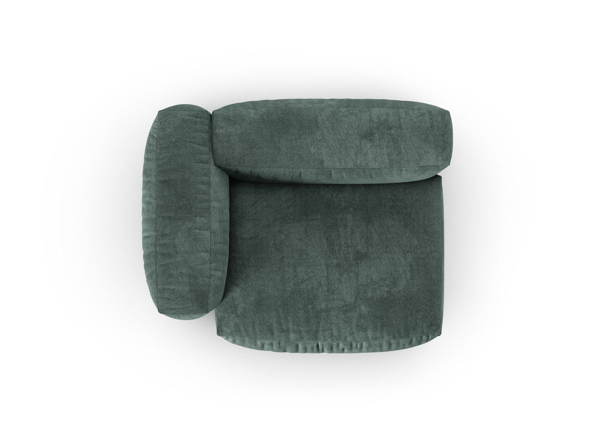 1-Sitzer Sofa Martina Wide XL links in Petrol-Vogue präsentiert im Onlineshop von KAQTU Design AG. Modulares Sofa ist von Micadoni