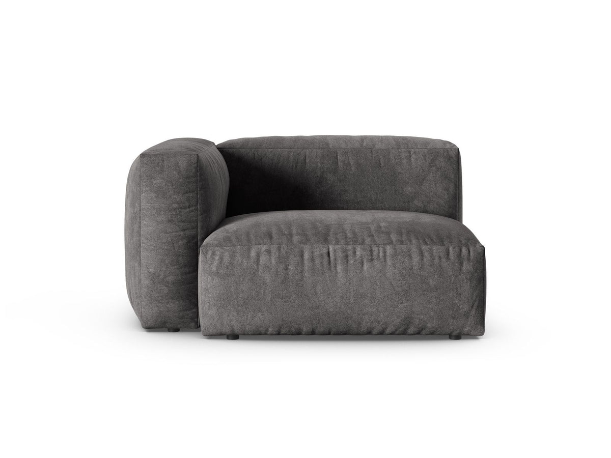 1-Sitzer Sofa Martina Wide XL links in Grey-Vogue präsentiert im Onlineshop von KAQTU Design AG. Modulares Sofa ist von Micadoni