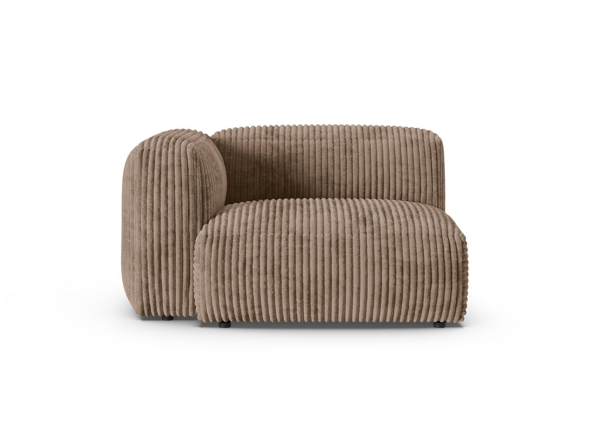 1-Sitzer Sofa Martina Wide XL links in Acorn-Tilia präsentiert im Onlineshop von KAQTU Design AG. Modulares Sofa ist von Micadoni