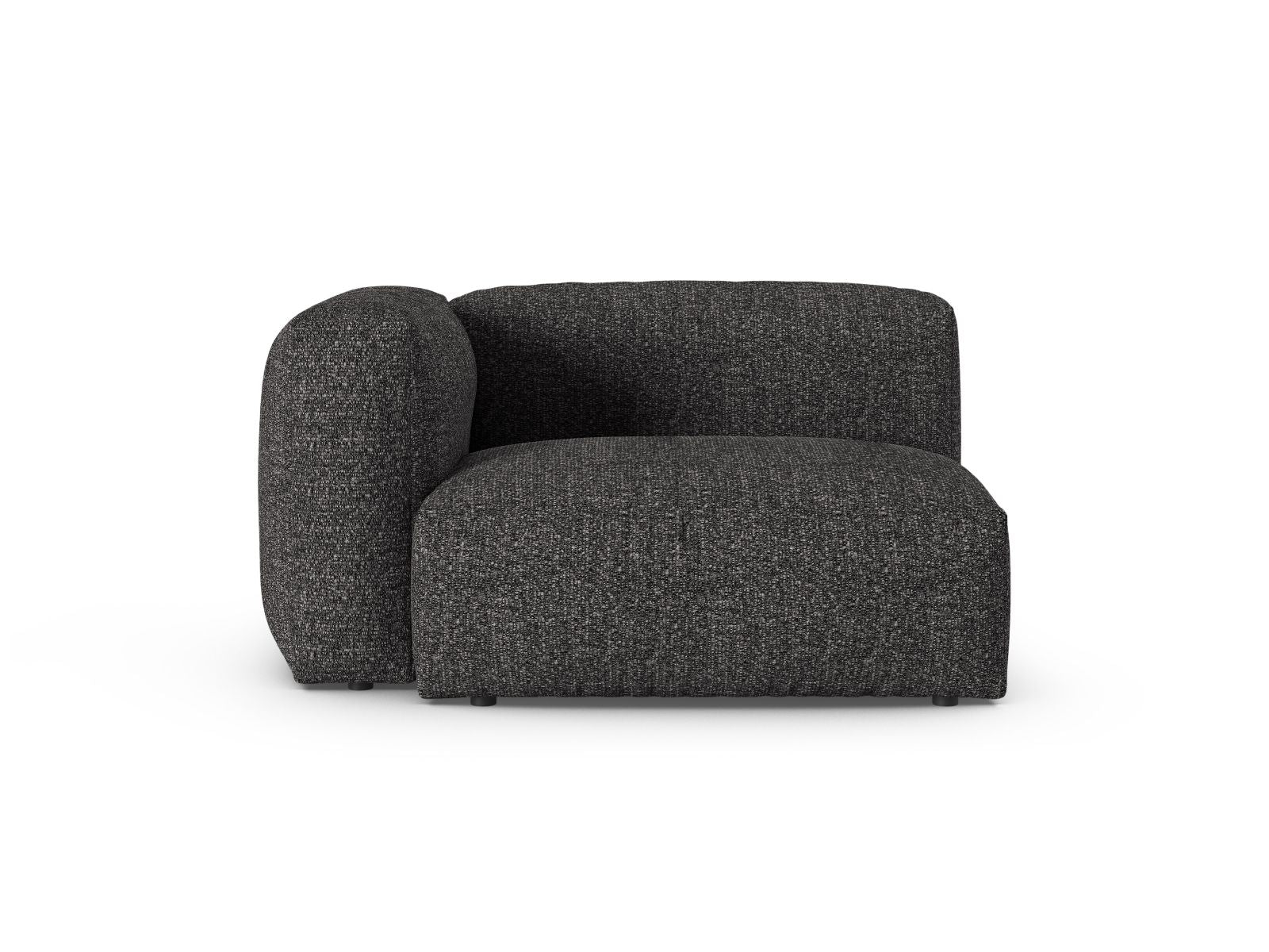 1-Sitzer Sofa Martina Wide XL links in Anthracite-Monet präsentiert im Onlineshop von KAQTU Design AG. Modulares Sofa ist von Micadoni