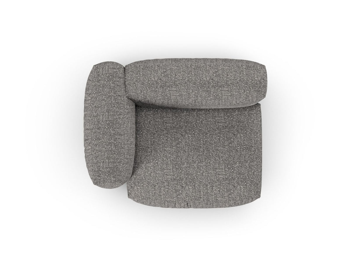 1-Sitzer Sofa Martina Wide XL links in Graphite-Monet präsentiert im Onlineshop von KAQTU Design AG. Modulares Sofa ist von Micadoni