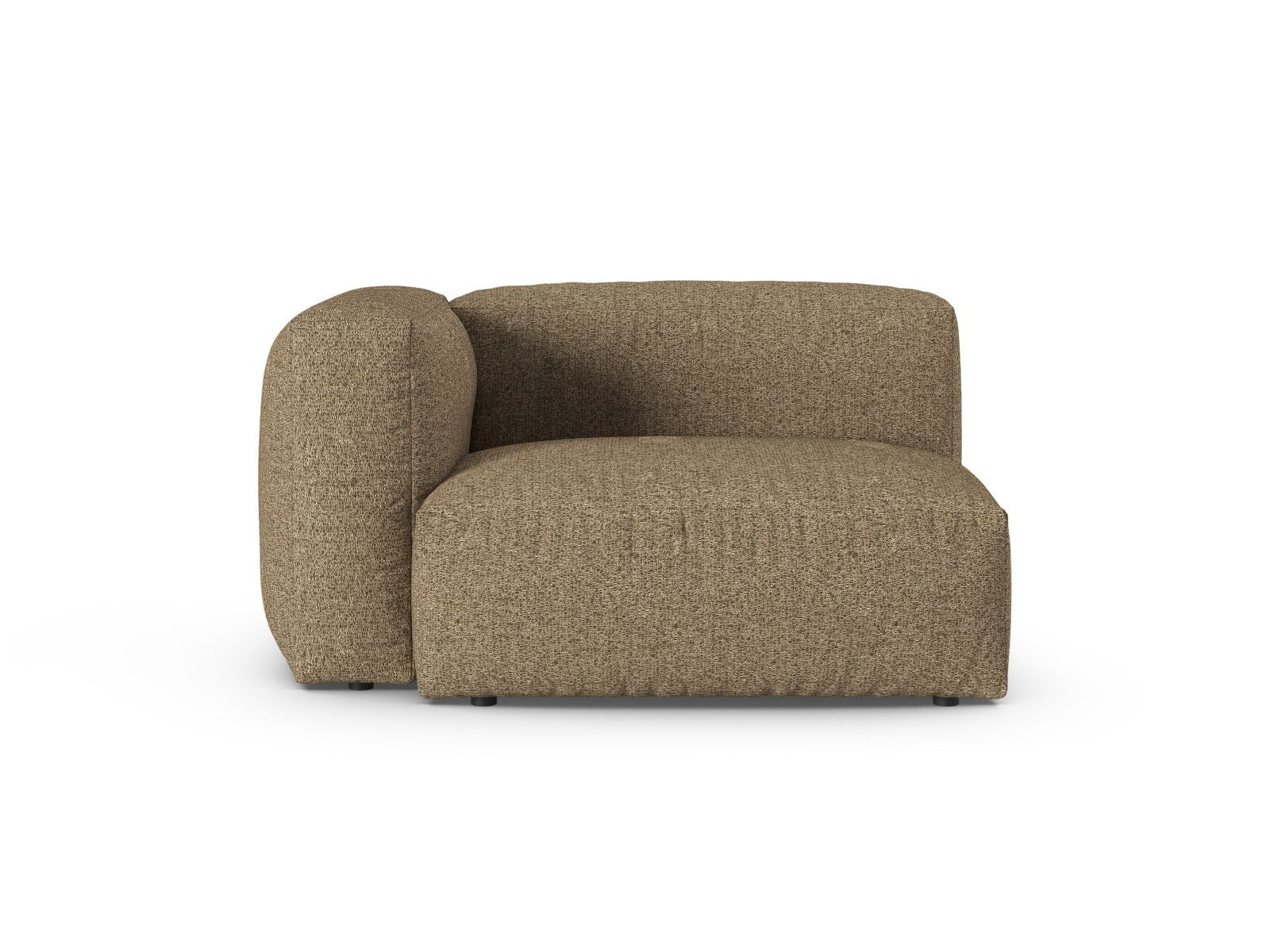 1-Sitzer Sofa Martina Wide XL links in Cappuccino-Monet präsentiert im Onlineshop von KAQTU Design AG. Modulares Sofa ist von Micadoni