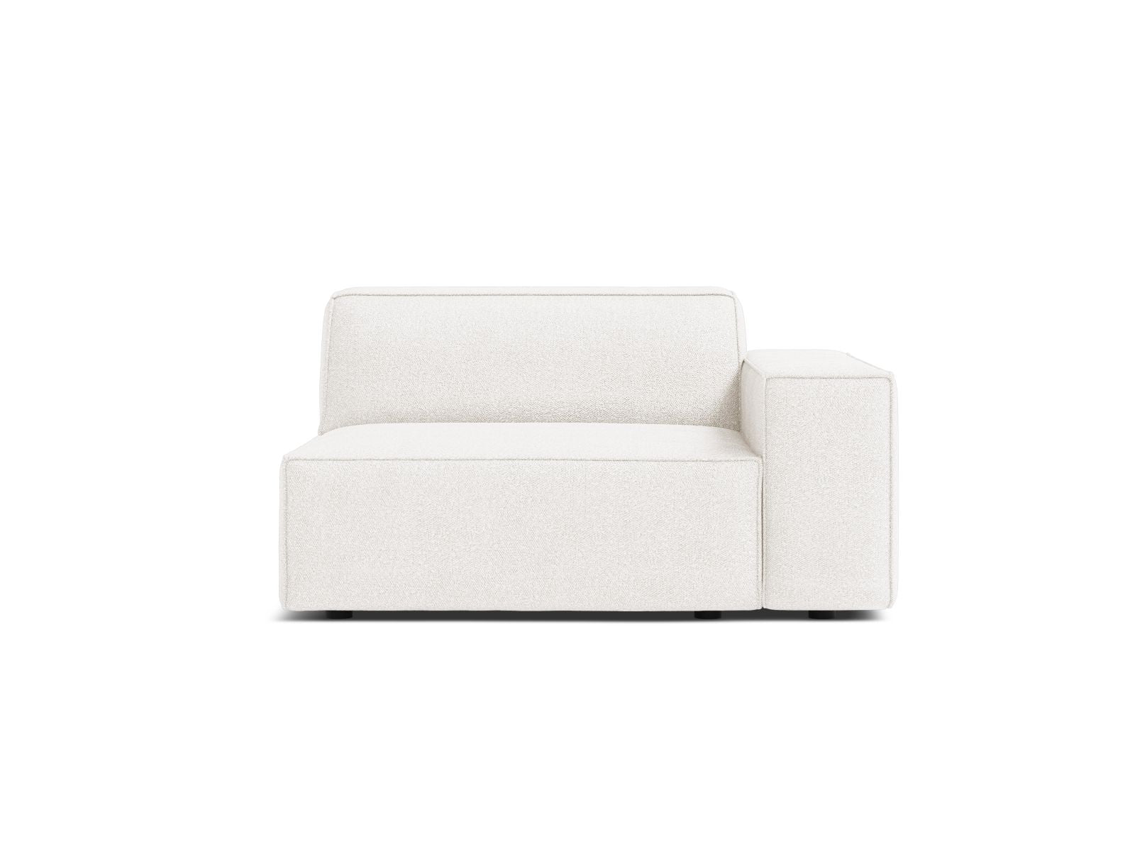 1-Sitzer Modul Rechts Jodie in White-Baloo präsentiert im Onlineshop von KAQTU Design AG. Modulares Sofa ist von Micadoni