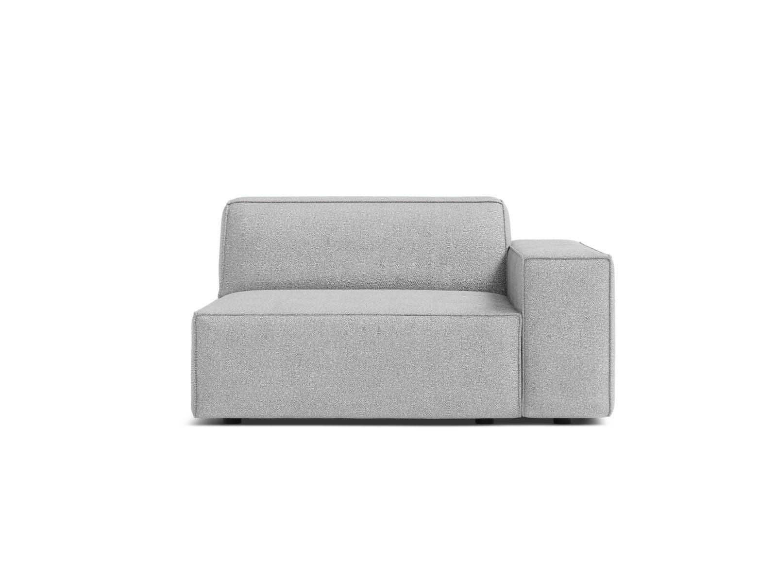 1-Sitzer Modul Rechts Jodie in Light Grey-Baloo präsentiert im Onlineshop von KAQTU Design AG. Modulares Sofa ist von Micadoni