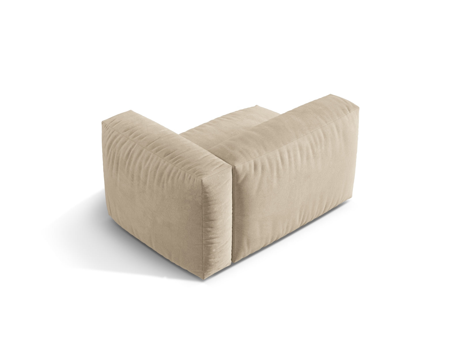 Beige 1-Sitzer-Modul Martina von Micadoni, perfekt für kreative Raumgestaltungen und moderne Wohnkonzepte.