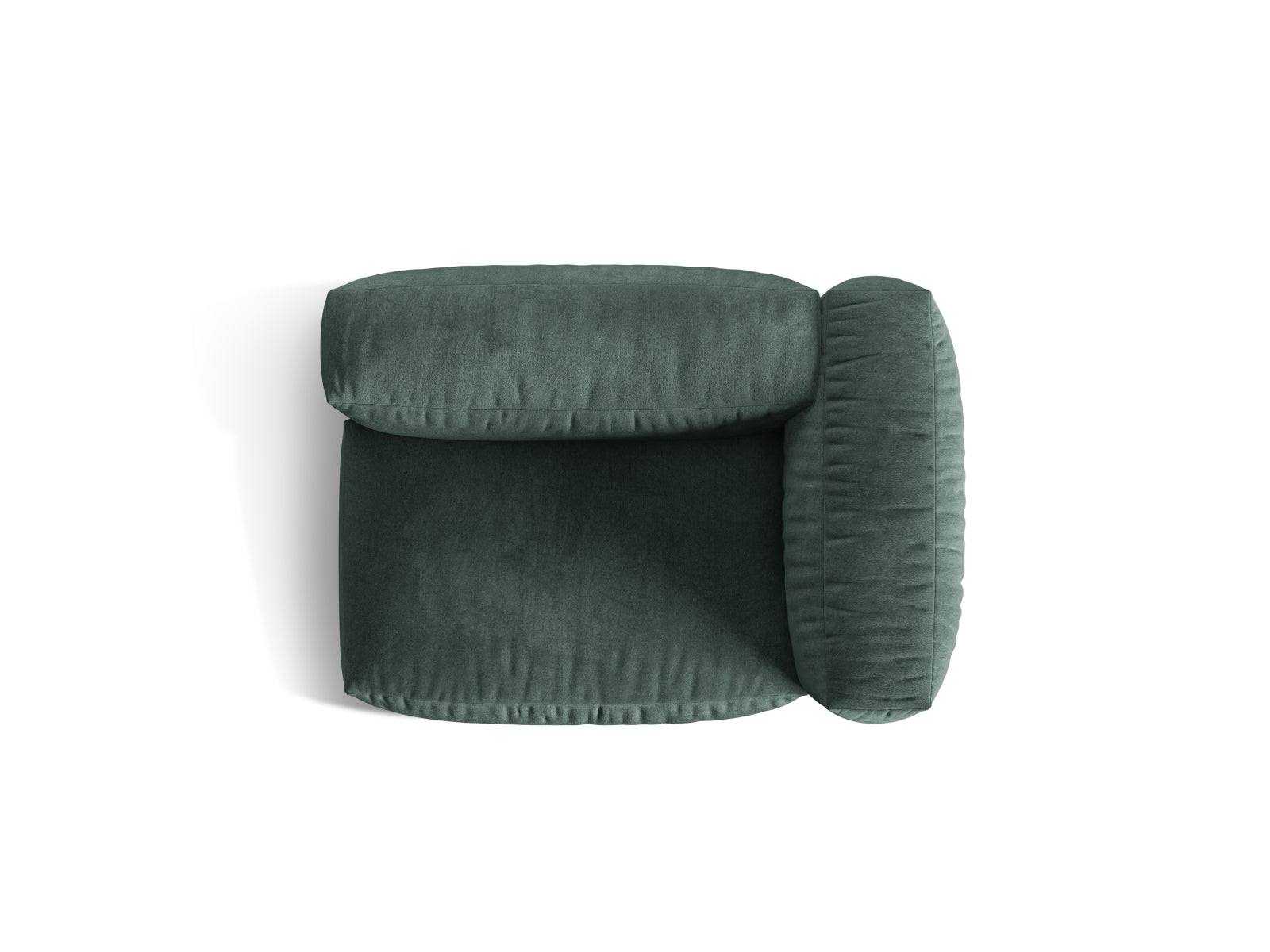 Entdecken Sie den Martina Velour Modul rechts 1 Sitzer von Micadoni – ideal für kompakte Wohnräume. Stilvolles Design und optimaler Komfort vereint!