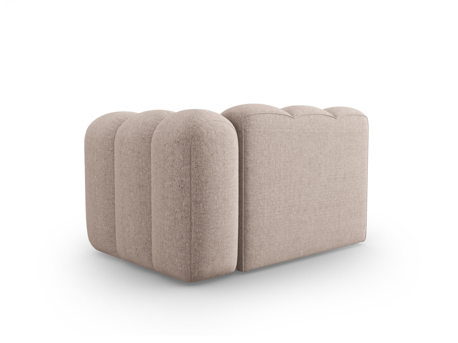Lupine Modul rechts 1 Sitzer in Beige präsentiert im Onlineshop von KAQTU Design AG. Modulares Sofa ist von Micadoni