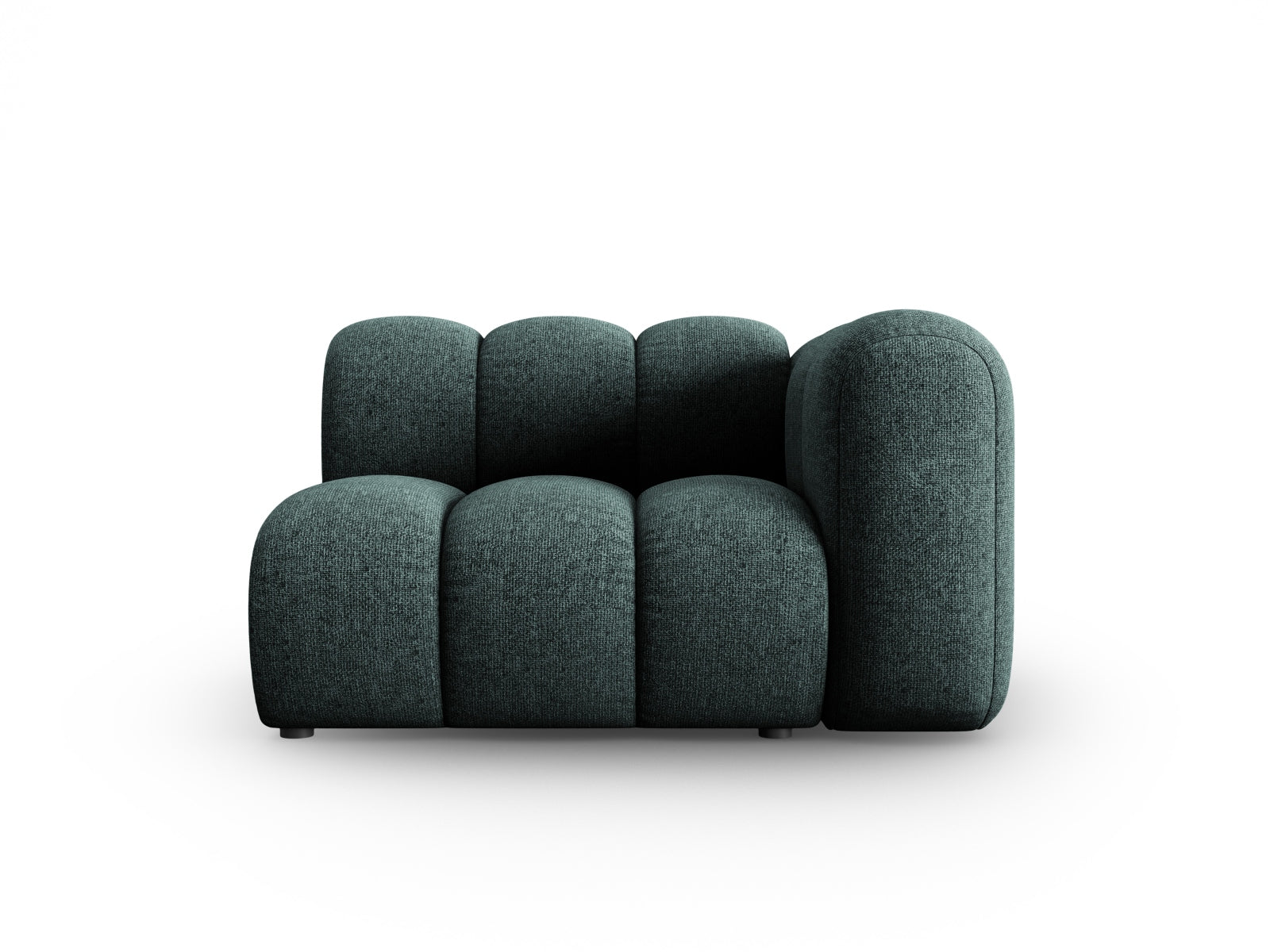 Lupine Modul rechts 1 Sitzer in Petrol präsentiert im Onlineshop von KAQTU Design AG. Modulares Sofa ist von Micadoni