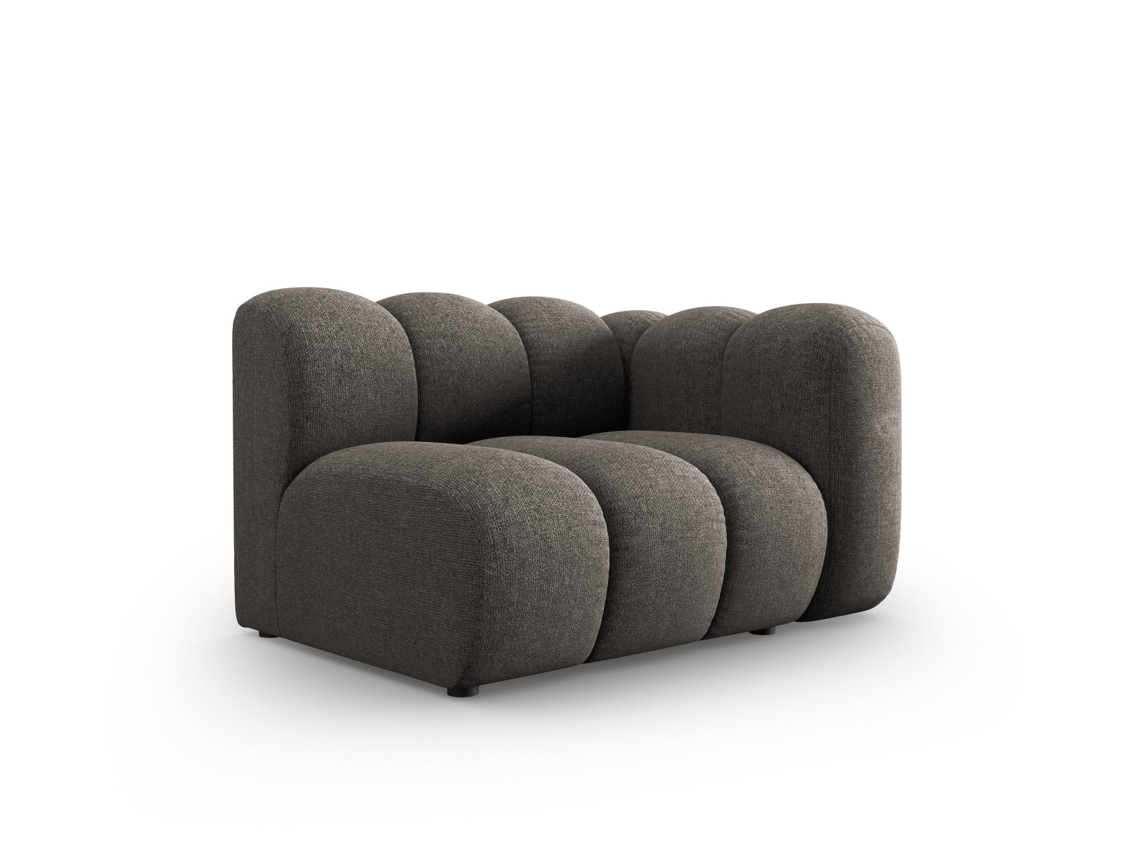 Lupine Modul rechts 1 Sitzer in Grey präsentiert im Onlineshop von KAQTU Design AG. Modulares Sofa ist von Micadoni