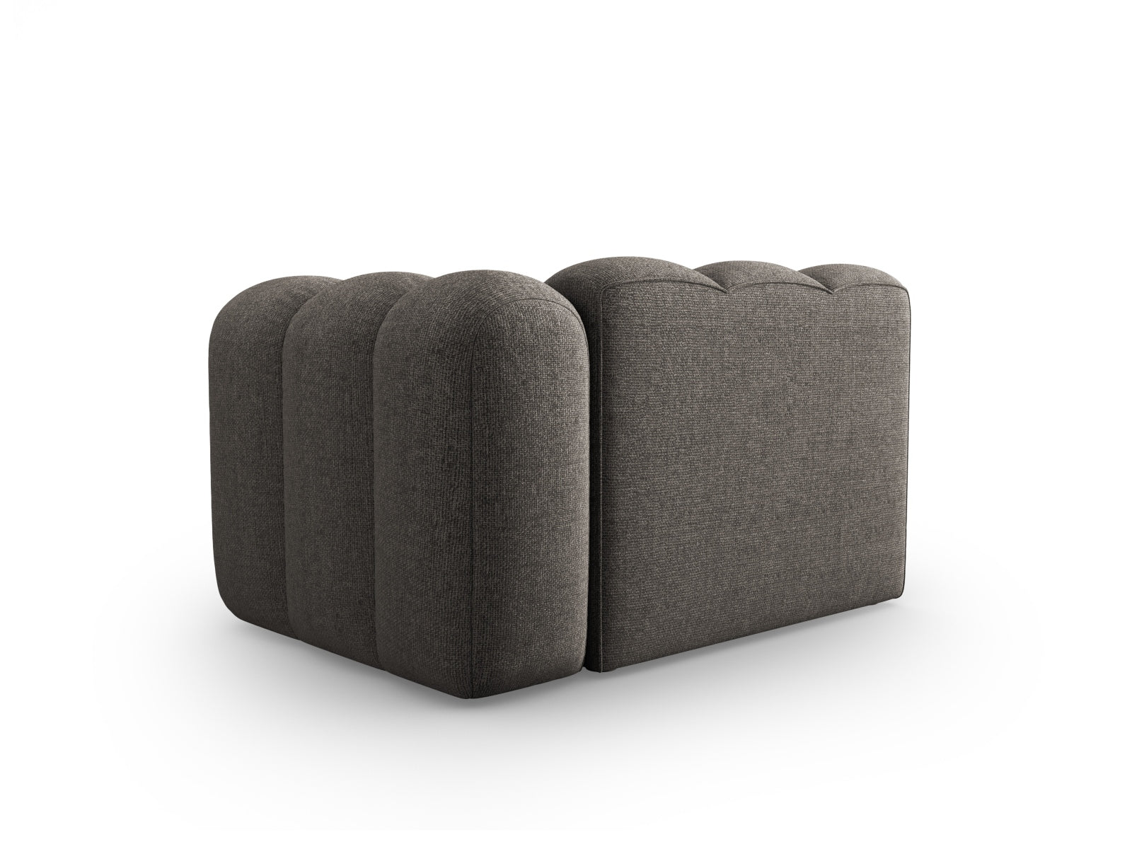 Lupine Modul rechts 1 Sitzer in Grey präsentiert im Onlineshop von KAQTU Design AG. Modulares Sofa ist von Micadoni