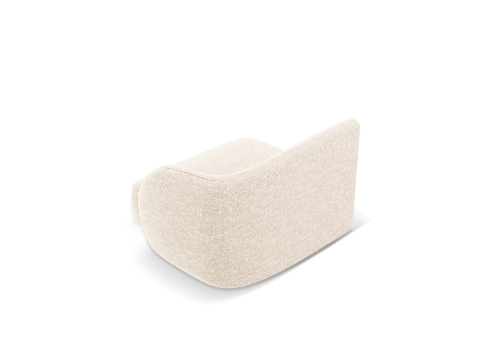 Miley Modul rechts 1 Sitzer in Light Beige präsentiert im Onlineshop von KAQTU Design AG. Modulares Sofa ist von Micadoni